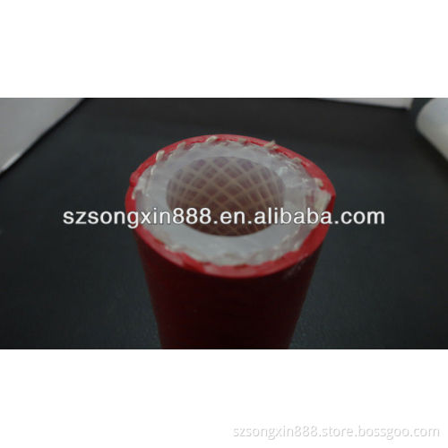 Food grade and Medical grade Transparent braided silicone hose